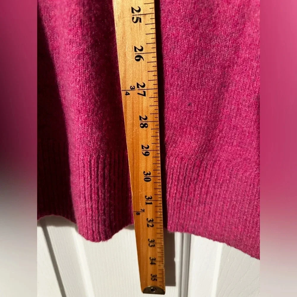 NWT LE LIS Hot Pink Oversized XS Wool Blend Crew Neck SOFT LIKE CASHMERE Sweater